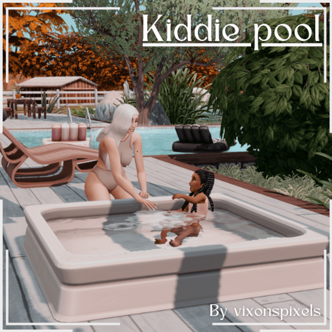 Скриншот мода Детский бассейн Kiddie pool